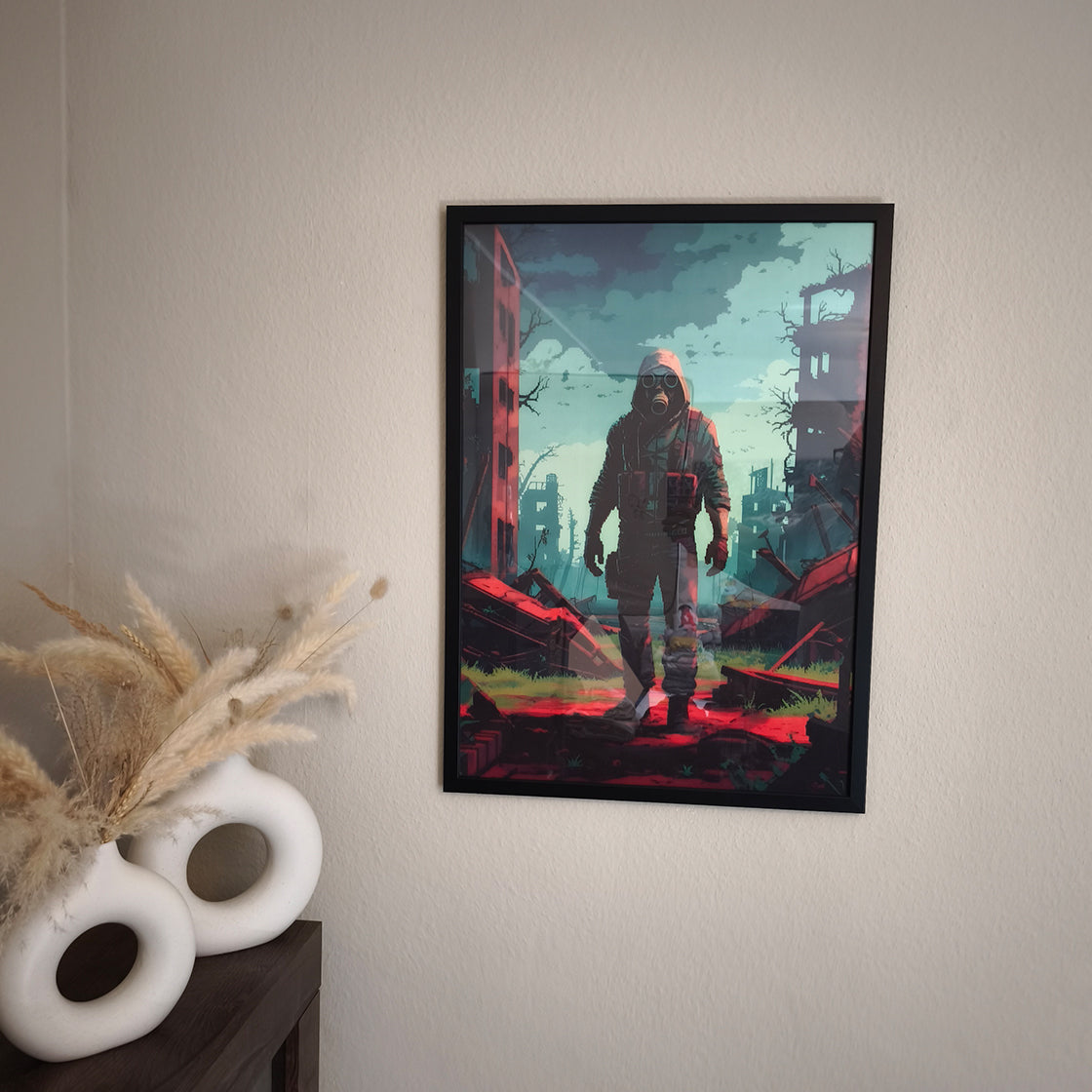 Wandbild, Rahmen, Bild, Kunst, Art, Deko, Dekoration, 50x70, luminaracraft