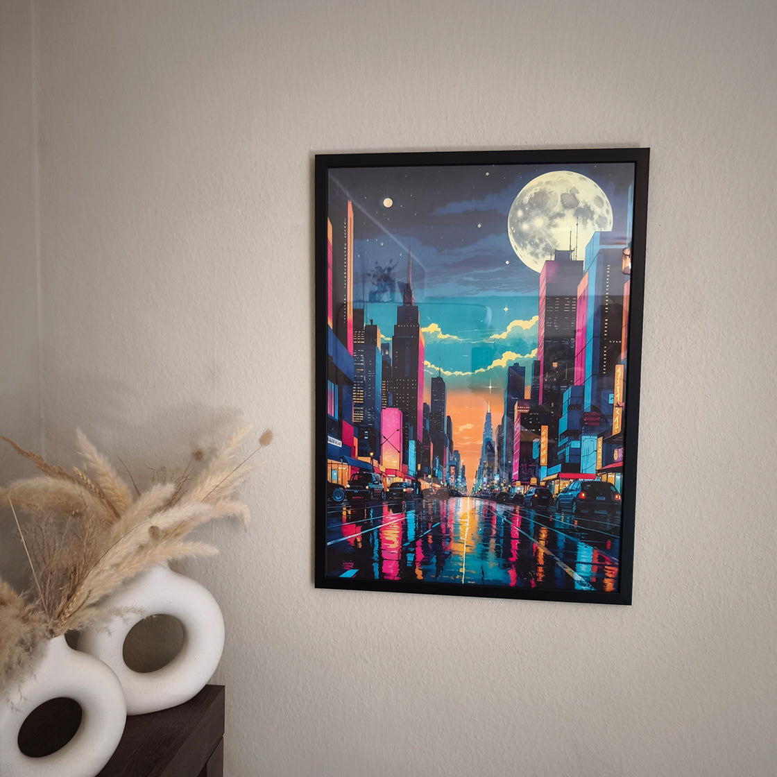 Wandbild, Rahmen, Bild, Kunst, Art, Deko, Dekoration, 50x70, luminaracraft