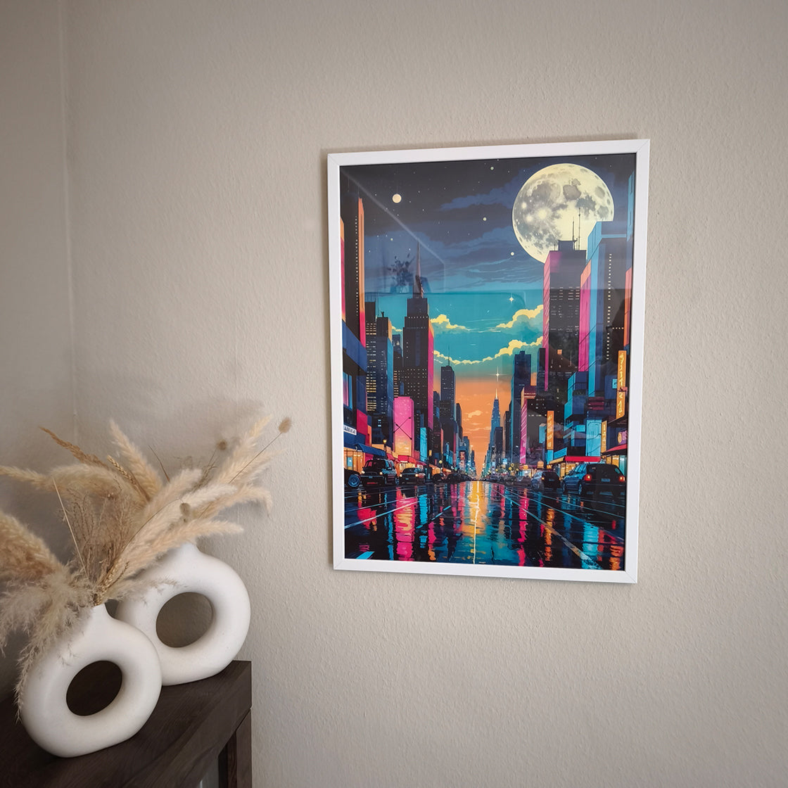 Wandbild, Rahmen, Bild, Kunst, Art, Deko, Dekoration, 50x70, luminaracraft
