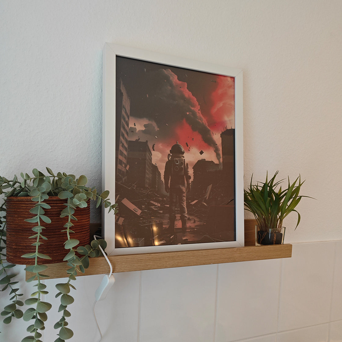 LED-Leuchtbild, Bild, Bilderrahmen, Kunst, Kunstwerk, Design, Motiv, Wandbild, Dekoration