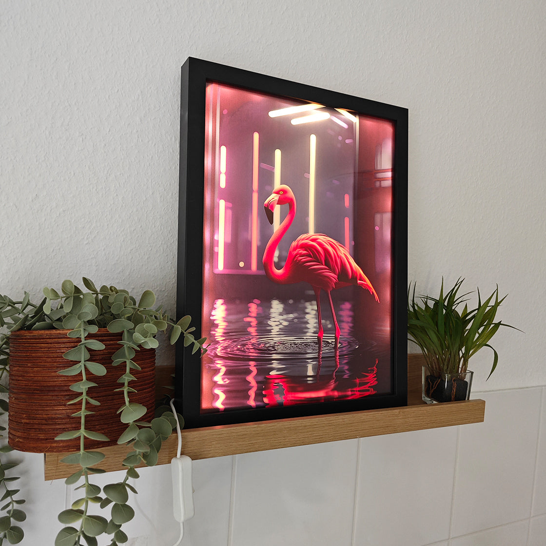 LED-Leuchtbild, Bild, Bilderrahmen, Design, Kunst, Kunstwerk