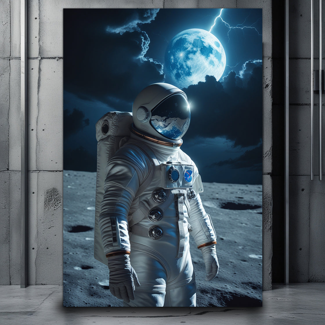 Mockup, Design, Cosmos, Astronaut, planet, future, space