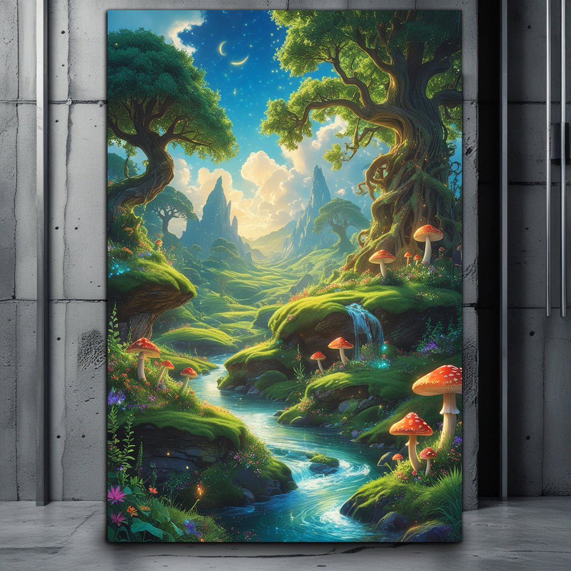 Kunstvolle Kulisse einer Fantasiewelt