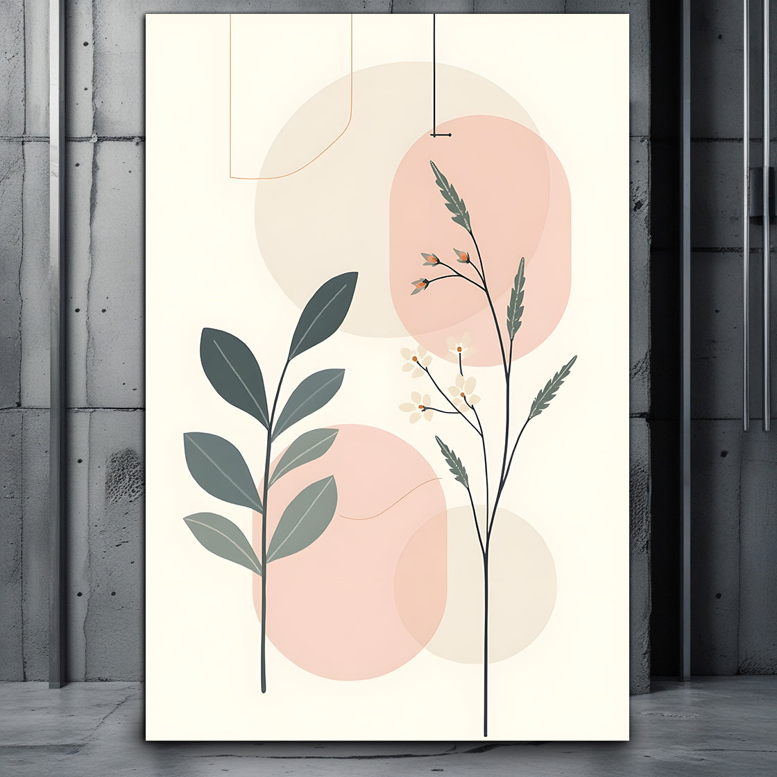 artwork, Design minimal leafs