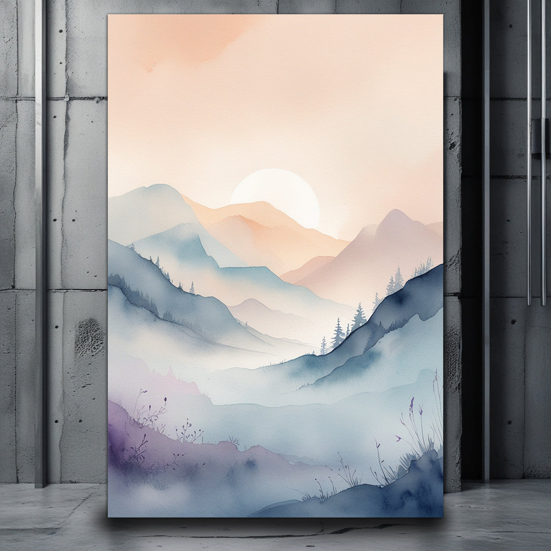 Wandbild, Bild, Deko, Kunst, Art. Mockup