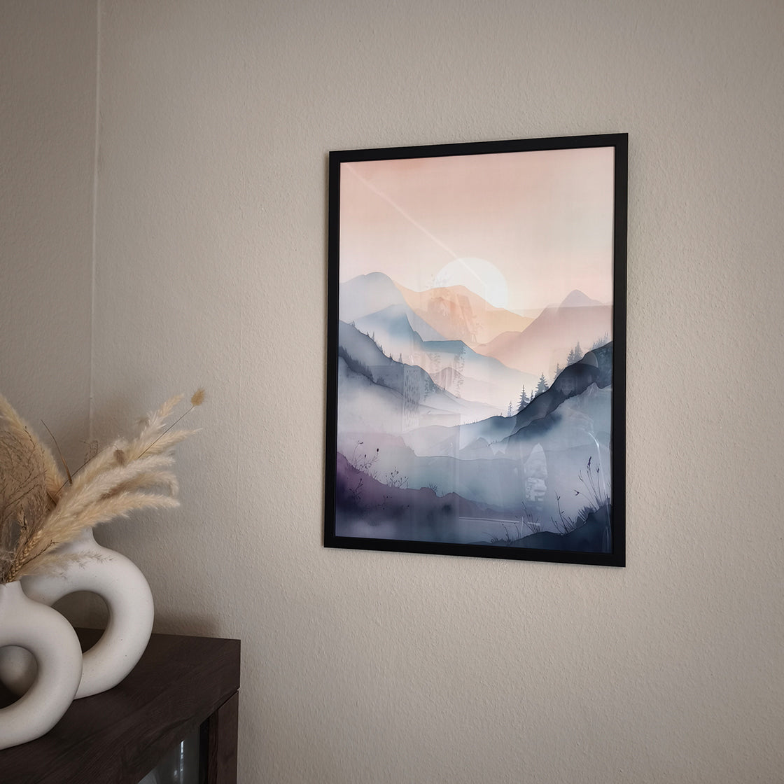 Wandbild, Rahmen, Bild, Kunst, Art, Deko, Dekoration, 50x70