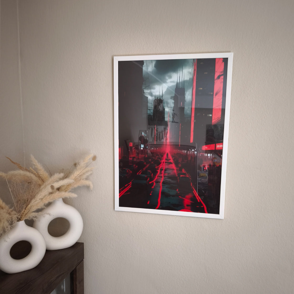 Wandbild, Rahmen, Bild, Kunst, Art, Deko, Dekoration, 50x70, luminaracraft