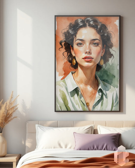 Gerahmtes Poster: Motiv Flamenco Spirit im Schlafzimmer