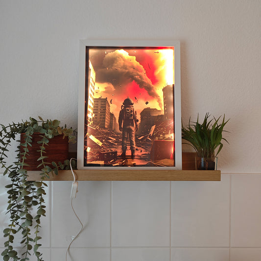 LED-Leuchtbild, Bild, Bilderrahmen, Kunst, Kunstwerk, Design, Motiv, Wandbild, Dekoration