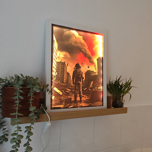 LED-Leuchtbild, Bild, Bilderrahmen, Kunst, Kunstwerk, Design, Motiv, Wandbild, Dekoration