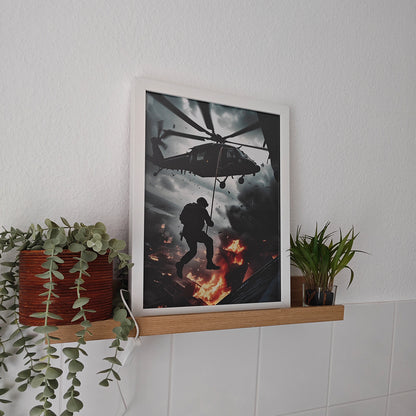LED-Leuchtbild, Bild Bilderrahmen, Kunst, Kunstwerk, Design, Motiv, Dekoration