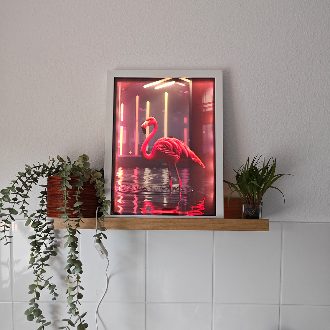 LED-Leuchtbild, Bild, Bilderrahmen, Design, Kunst, Kunstwerk