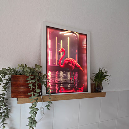LED-Leuchtbild, Bild, Bilderrahmen, Design, Kunst, Kunstwerk