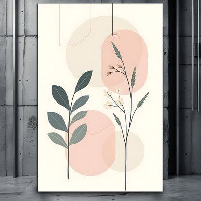 artwork, Design minimal leafs