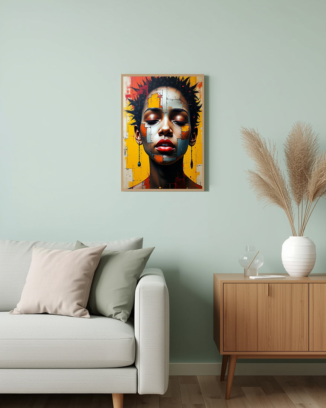 Poster Chromatic Soul Portrait Living Room
