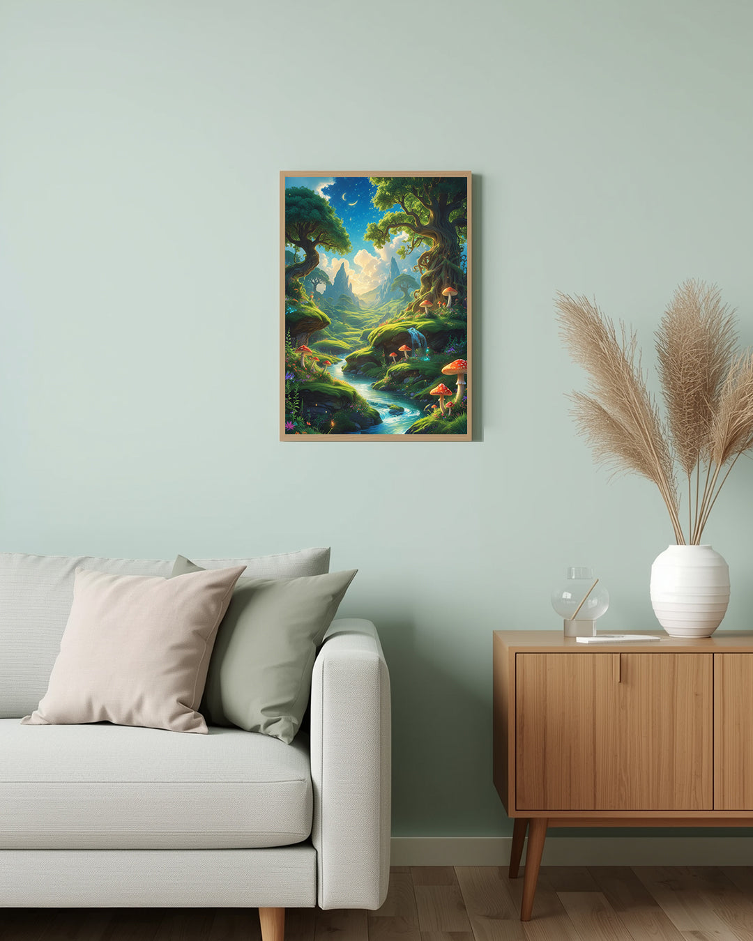 Poster Fantasy Landscape Living Room