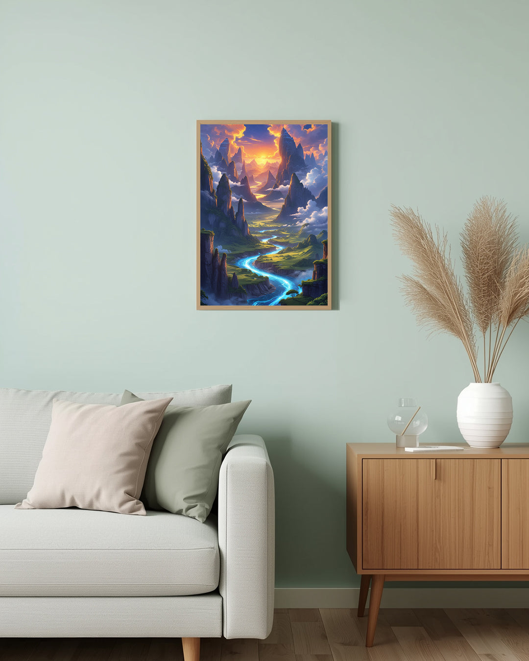Poster Fantasy Landscape Living Room