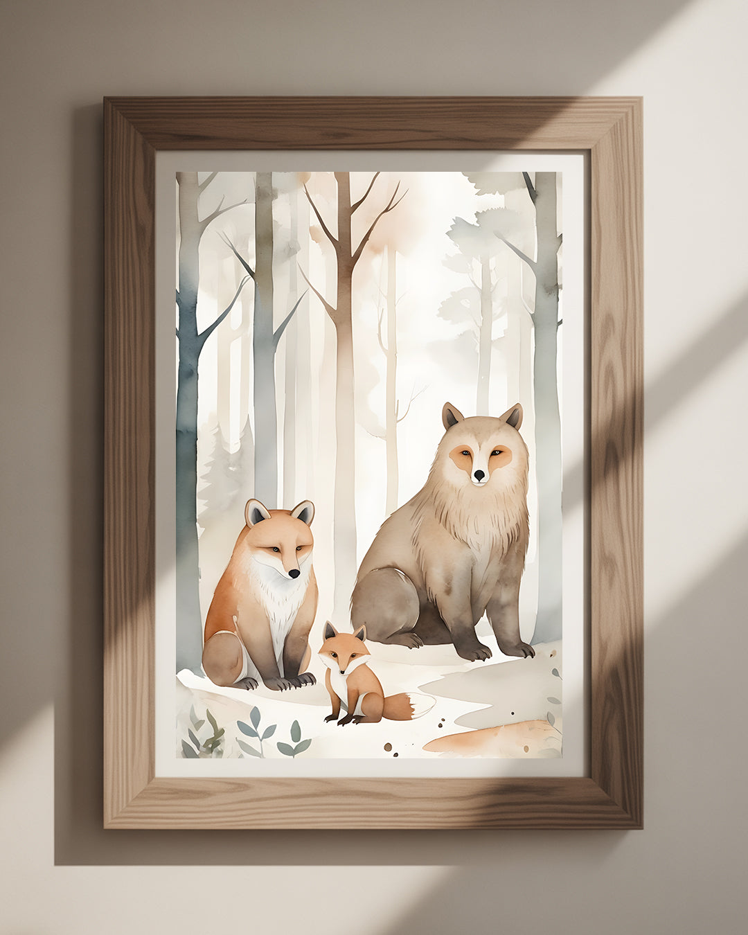 Animal Friends‘ Poster 50x70 cm – niedliche Tiere als Kunstdruck, die das Thema Freundschaft im Kinderzimmer betonen – perfekte Dekoration für kleine Abenteurer.