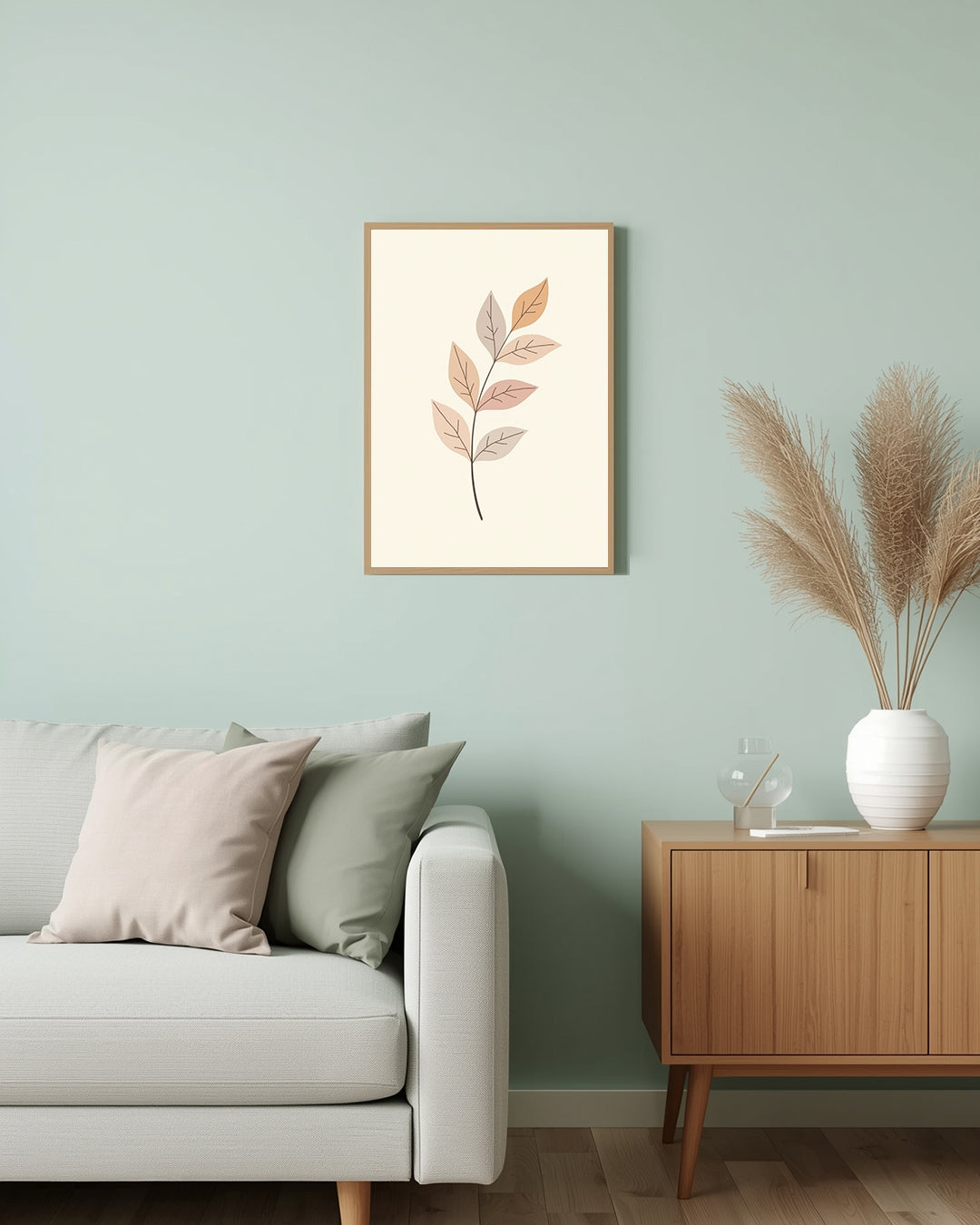 Pflanzen Poster für modernes Wozhnzimmer in 30x40 cm