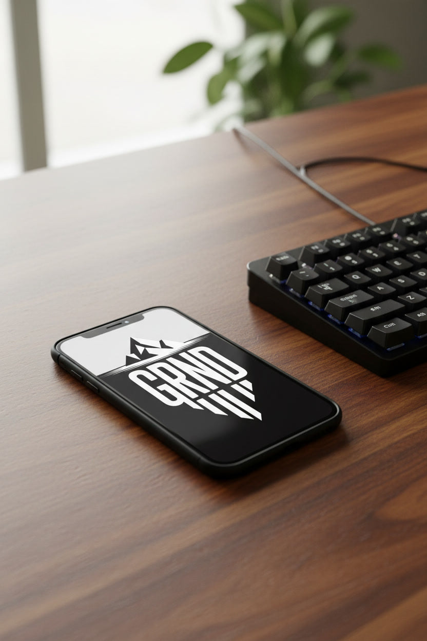 Motiviations Hintergrundbild auf Smartphone